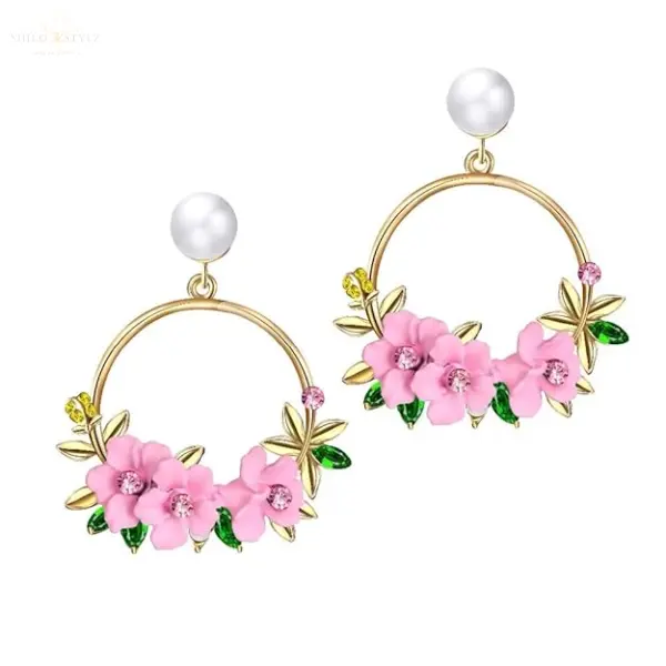 Blossom Pearl Pink Earrings