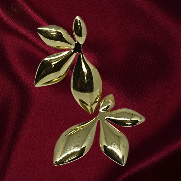 Golden Leaf Luxe Earrings