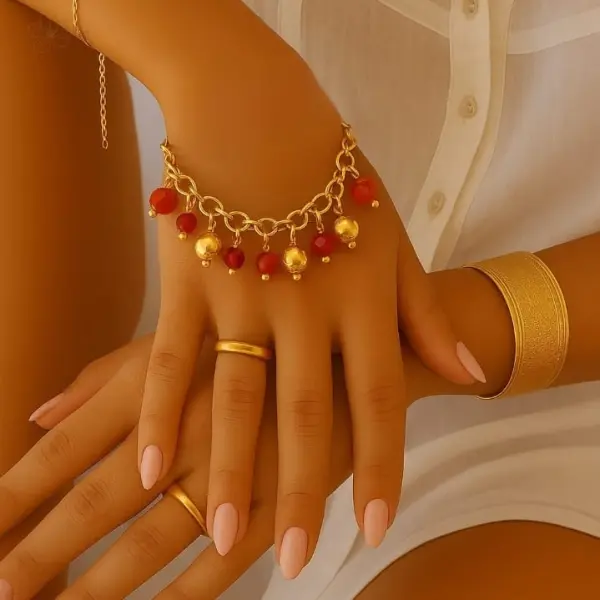 Hover image for Red Bead Bracelet