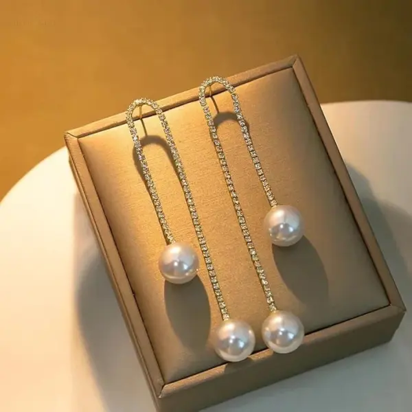 Moonlit Assymmetrical Earrings