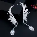 Angel Wing Crystal Ear Cuffs Thumbnail Image 1
