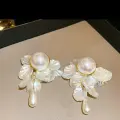 White Orchid Earrings Thumbnail Image 1