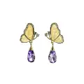 Butterfly Amethyst Earring Thumbnail Image 2