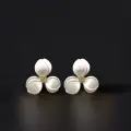 White Blossom Elegance Earrings Thumbnail Image 2