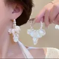 Pearl Petal Hoops Thumbnail Image 2