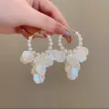 Pearl Petal Hoops Thumbnail Image 4