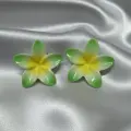 Bali Flower Stud-Green