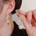 Crystal Knot Pearl Drops Thumbnail Image 2