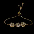 Triple Floral Diamond Bracelet Thumbnail Image 1