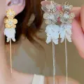 Versatile Floral Tassel Earring Thumbnail Image 1