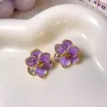 Lavender Bloom Earrings Thumbnail Image 1
