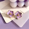 Lavender Bloom Earrings Thumbnail Image 2